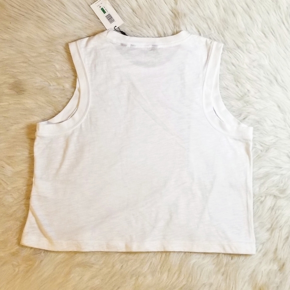 CALVIN KLEIN JEANS Cropped Solid Muscle Tee - Picture 6 of 10
